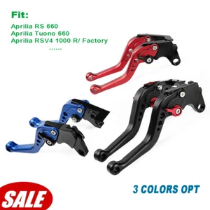 For Aprilia RS 660 Tuono 660 RSV4 Short Hand Brake Clutch Levers Handles Control - Bild 1 von 40