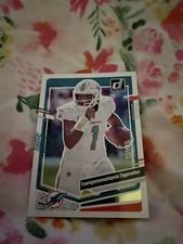 2023 Panini Donruss Tua Tuanigamanuolepola Tagovailoa Full Name SP Rare 🔥🔥🔥