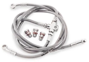 SUZUKI 2006-2013 VZR 1800 M109R BOULEVARD GALFER STAINLESS FRONT BRAKE LINE KIT - Picture 1 of 6