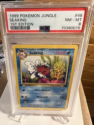 Pokémon TCG Seaking Jungle 46/64 Regular 1st Edition Uncommon - Image 1 of 4