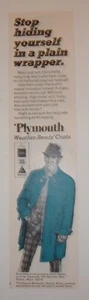 1969 Plymouth Weather Ready Coats Advertisement - Picture 1 of 1