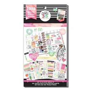 Happy Planner Watercolor 1078 Pieces Sticker Sheets - Picture 1 of 4