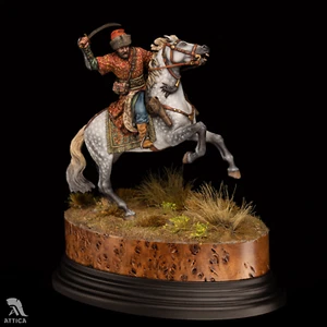 Soldado de juguete de lata cosaco Zaporozhian 54 mm pintado en miniatura | Museo - Imagen 1 de 6