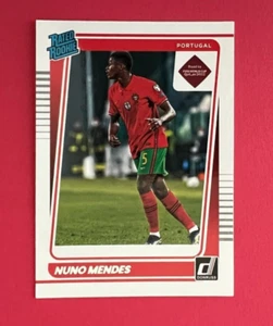 NUNO MENDES ~ 2021-22 Panini Donruss #192 ~ Road to Qatar Rated Rookie~ Portugal - Picture 1 of 6