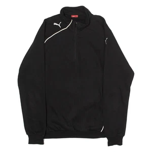 PUMA Mens Pullover Jacket Black M - Picture 1 of 6