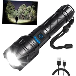 Rechargeable Flashlights High Lumens, 990000LM Powerful Tactical Flashlights, - Picture 1 of 7