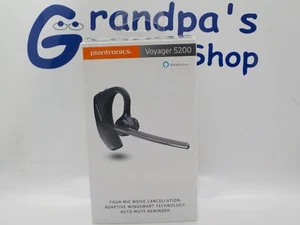 (New Model) New Plantronics Voyager 5200 Wireless - Bluetooth Headset - Picture 1 of 6