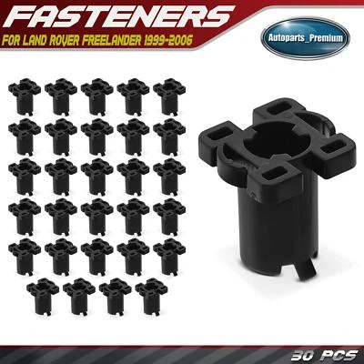 30 piezas clips de ventana trasera retenedor de moldura de puerta trasera de nailon de 11 mm para Land Rover Foto 1 de 4