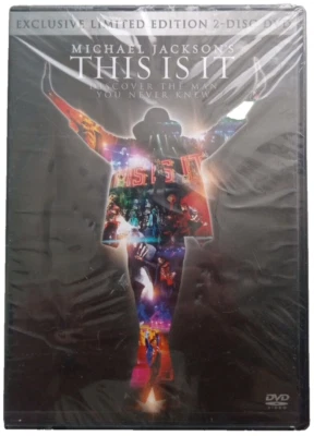 Michael Jackson, This Is It Exclusive Limited Edition 2 DVD Set 2010, New Sealed - Image 1 of 4