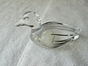 Vintage Prinzessin Haus Haustiere 24 % Bleikristall Ente Figur ~ W. Deutschland 4 1/2" L - Bild 1 von 7