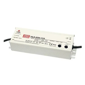 MEAN WELL HLG-80H-24B 81W 24V 3,4A LED power supply IP67 Dimmable 0-10V PWM - Picture 1 of 2