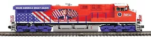 MTH 20-21935-1 Trump MAGA #2024 ES44AC PS3 LEDs Diesel Locomotive O NEW - Picture 1 of 5
