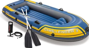 INTEX 3Personen Challenger 3Set Schlauchboot+Paddel+Pumpe Angelboot 295x137x43cm - Bild 1 von 8