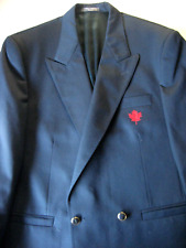 Vtg 2000 Air Canada Airlines Pilot Uniform Jacket Blazer MapleLeaf 40R Costume