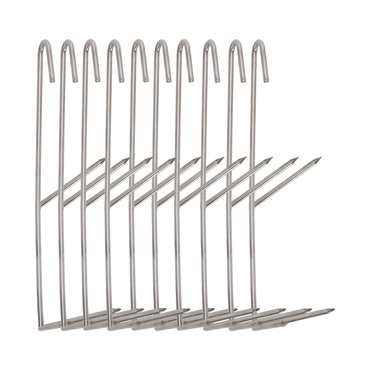 5 Edelstahl-Fischräucherhaken Für Deinen Räucherofen Oder Grill – 22 Cm, Wandmontiert & Rostfrei