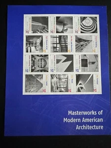 Scott #3910 Masterworks of Modern American Architecture Pane of 12 37¢ Stamps - Picture 1 of 1