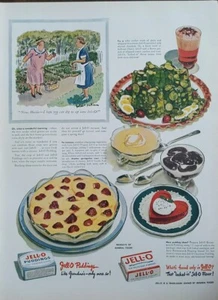1946 vintage Jello print ad.  jell-O Pudding’s, Like Grandma’s-Only More So! - Picture 1 of 1