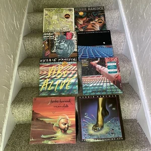 Lot of 8 Soul Jazz vinyl record Herbie Hancock sound system future shock More - Imagen 1 de 2