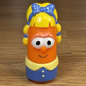 "Figura de colección Laura Carrot Veggie Tales 2002 2,75"" caja azul juguetes gran idea" - Imagen 1 de 5