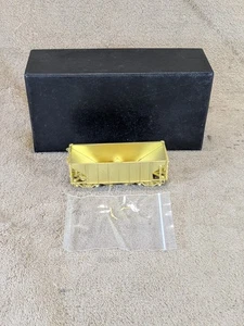 Coche tolva de acero HOn3 Hallmark EBT East techo ancho 2 bahías sin pintar - Imagen 1 de 24