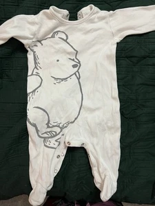 Disney Whinnie Pooh Sleepsuit 3-6 Months Unisex - Picture 1 of 5