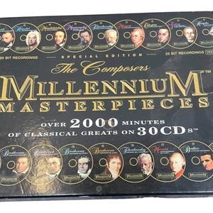 The Composers Millennium Masterpieces 30 CD's  2000 Minutes Music Collection - Picture 1 of 8