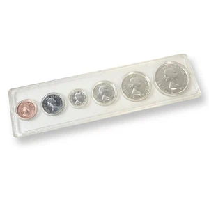 Canada 1953 Proof-Like argento non circolato zecca set in supporto Whitman - Foto 1 di 20