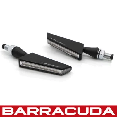 Yamaha FZ8 Pair of Sequential LED Indicators Barracuda SQ-LED Black - Image 1 of 4