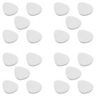  10 Pairs White Cashmere Wool Forefoot Pad Half Insole Front Pads