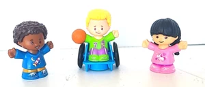 Mattel •Little People 3" EDDIE Boy in Wheelchair Figure Basketball Player 2016 + - Picture 1 of 5