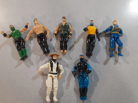 1991 MORTAL COMBAT ACTION FIGURES BUNDLE OF 7 PRE-OWNED Cover