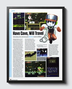Cave Story Nintendo WiiWare Glossy Review Poster Print Unframed G1391 - Picture 1 of 4