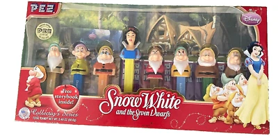 Белоснежка и семь гномов Pez конфеты коллекционная серия набор w/книга (2010) - Изображение 1 из 4