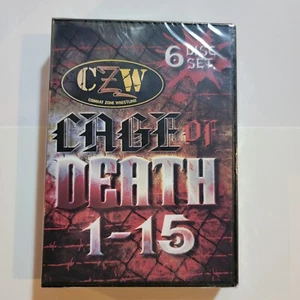 CZW Cage of Death 1-15 (DVD) NEW Combat Zone Wrestling - Picture 1 of 1