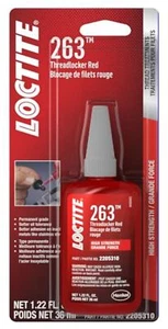 LOCTITE 263 Automotive Threadlocker Red – High Strength Thread Lock, General Pur - Picture 1 of 4