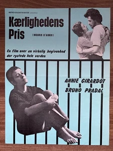 Mourir d'aimer Annie Girardot Bruno Pradal 1971 Danish Movie Press Release - Picture 1 of 2