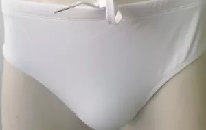 SUNDEK SLIP MARE OLIMPIONICO COLORE BIANCO LACCI ARANCIO LOGO ARANCIO POSTERIORE - Foto 1 di 3
