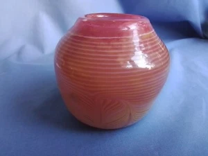 Eisch Glas Vase signiert 81 im Jugendstil - Bild 1 von 6