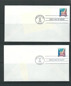 US SC # 3281 and two others , Flag Over City . FDC. Ready For Cachet - Picture 1 of 2