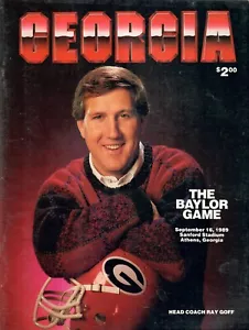 University of Georgia vs. Baylor Football Program September 16, 1989 - Picture 1 of 1