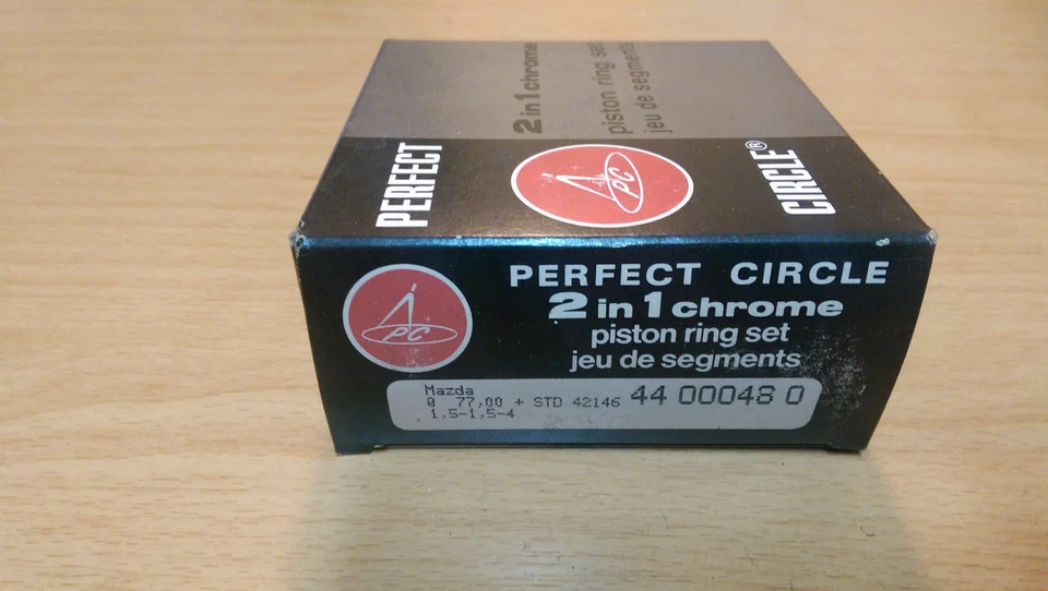 Piston Rings Set for Mazda GLC E1400 UC Engine Ford Econovan 77mm Bore - Image 1 of 1