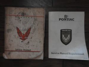 1989 Pontiac Firebird Trans Am Service Manual Set W/ Supplement Manual - Picture 1 of 2
