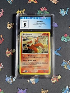 Cartas Pokémon Blaziken 1/106 Grandes Encuentros Holo Raro - CGC 8 - Imagen 1 de 2