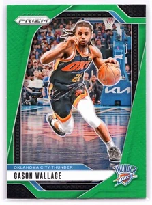 2024-25 Panini Prizm Green Cason Wallace Oklahoma City Thunder #212 - Picture 1 of 2