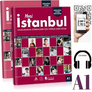 New istanbul Turkish Book For Beginner Foreigners A1 Level with Online QR Code - Picture 1 of 4