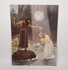 #30 Taufe Jesu Biblische Wandbilder von Professor Gebhard Fugel 45x60cm Druck