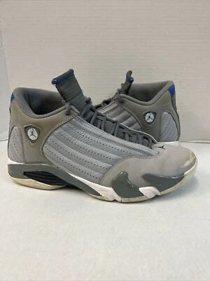 Jordan 14 Retro Gris Lobo 2014 Talla 11 Usado 487471-004 Foto 1 de 4