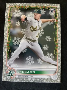 2022 Topps Holiday Metallic Schneeflocke JP Sears RC #HW80 Oakland Leichtathletik - Bild 1 von 1