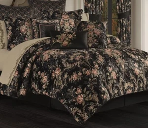 J. Queen Chanticleer Samt 4-teilig. Queen Bettdecke Set Neu - Bild 1 von 6