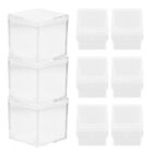  9 Pcs Clear Acrylic Boxes Small Transparent Decorative Chocolate